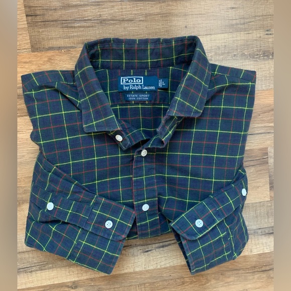 Polo by Ralph Lauren Estate Sport Button-up  Size-L - Picture 8 of 10